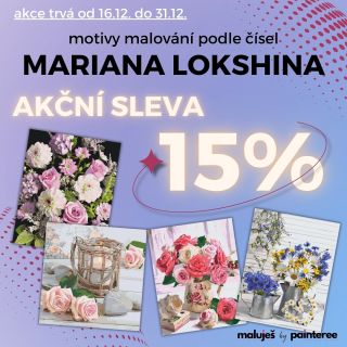 SLEVA 15%😍 prohlédněte si její krásné motivy! 💖➡️ https://www.malujes.cz/marianna-lokshina/ #malujes #malovanipodlecisel...