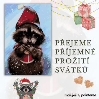 Krásné svátky! ❤️🎄 https://www.malujes.cz/malovani-podle-cisel/malovani-podle-cisel-agnieszka-mleczek-vanocni-myval-ii/...